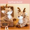 Adorable Cartoon Fawn Plush Toy Soft Stuffed Animal Gift For Girls Home Decor