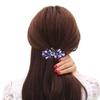 Women Colorful Peacock Hair Clip Barrette Hair Accessories Women Fashion Rhinestone Hairpin Headwear