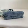 Large Capacity Denim Bag Women's Shoulder Bag Letters Tote Bag