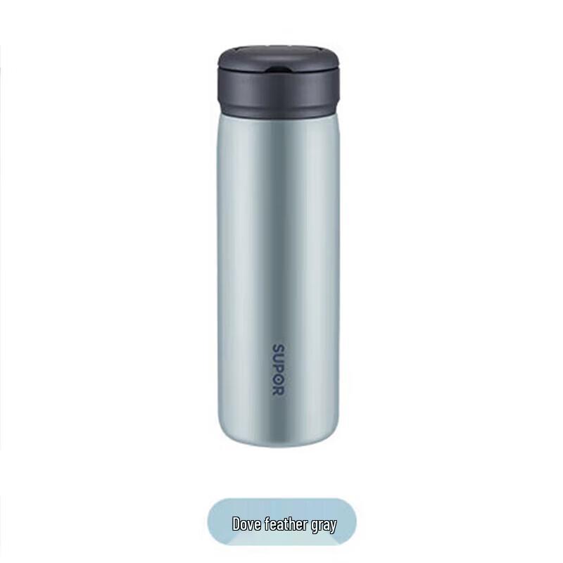 SUPOR 316L Stainless Steel Portable Thermos Tea Cup, 450ml