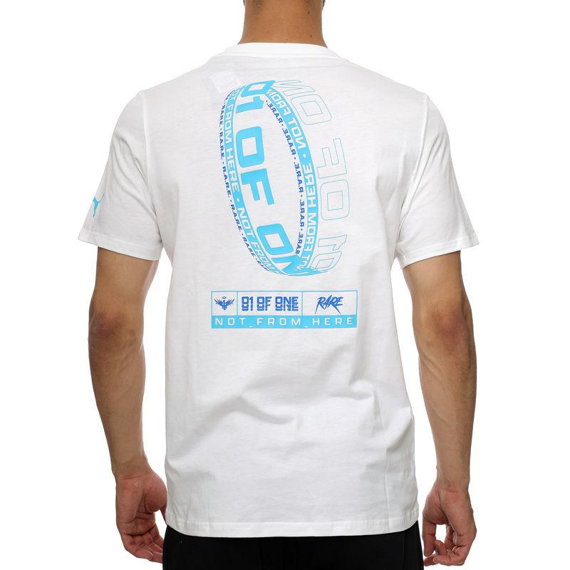 PUMA Mb One Of One Tee With Graphic Print Men Tops White 538005-01
