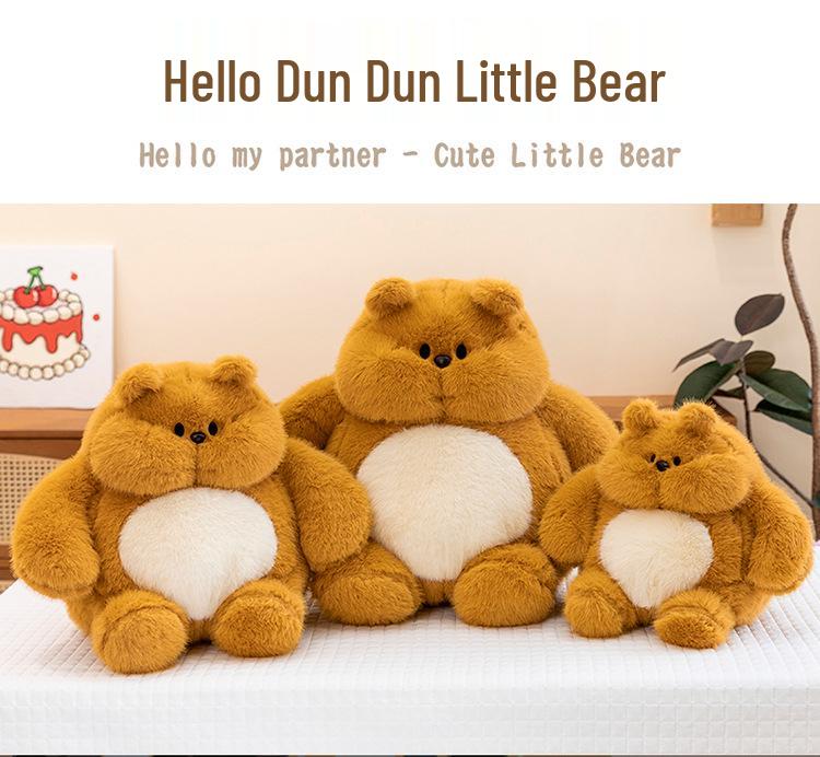 Dun Dun Bear To Rabbit: Cute Cartoon Plush Toy Doll for Kids' Birthdays