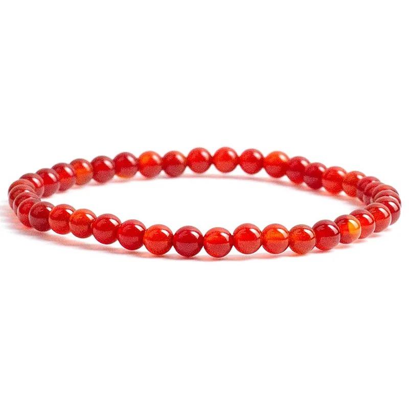 Natural Stone Beads Elastic Bracelets For Women Men 6mm Amethyst Quartzs Agates Black Onyx Beads Bracelet Female Jewelry Bangle