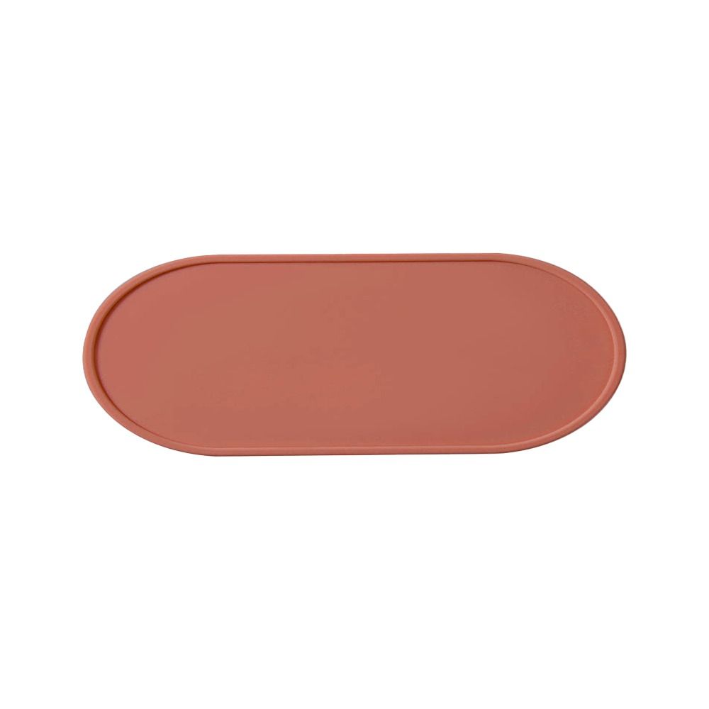 Anti Slip Seasoning Bottle Storage Tray Washable Soap Dispenser Tray Silicone Vanity Tray  Dessert