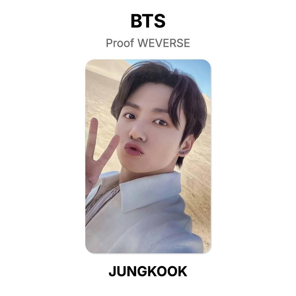 BTS Proof WEVERSE Official Photocard