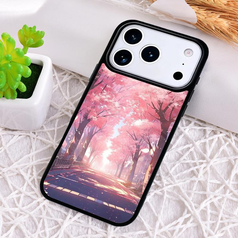 

Tokyo Sakura cherry blossom Shockproof Phone Case for iPhone 17 Air 16e 15 11 12 14 13 Pro Max Cover Coque iPhone 14 Pro