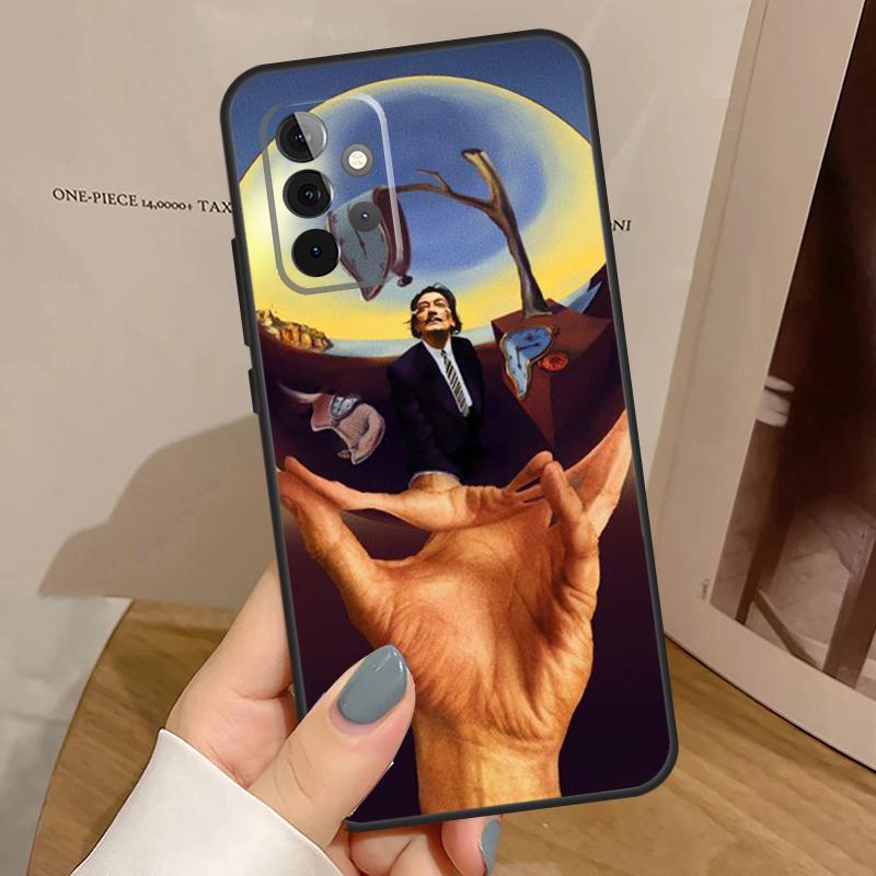 Salvador Dali Kunst Voor Samsung Galaxy A53 A33 A13 A23 A15 A25 A35 A55 A51 A71 A12 A32 A52 A14 A34 A54 Hoesje