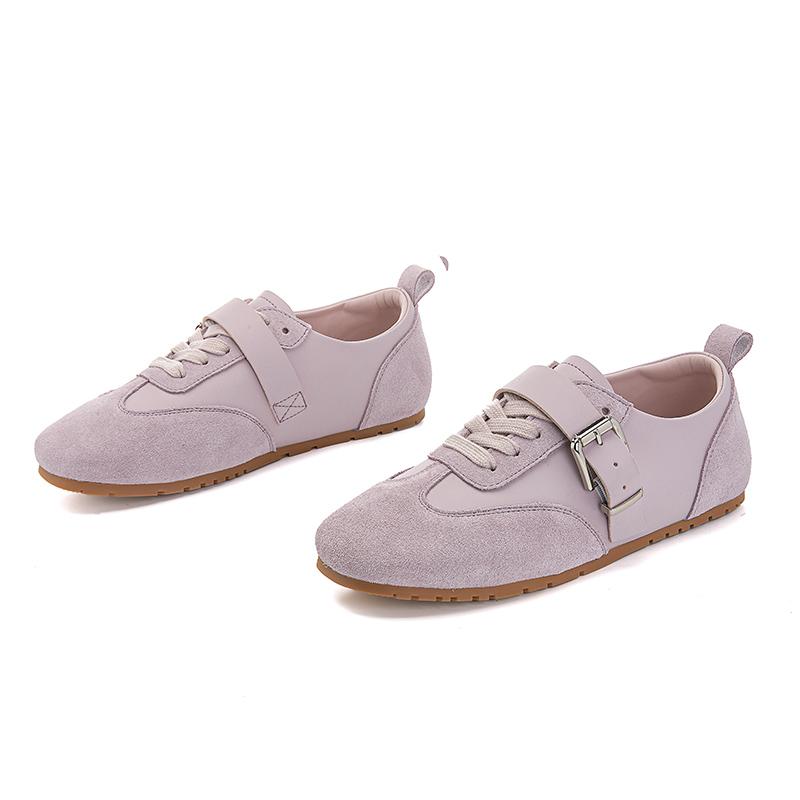 Fashion AIYUQI 2025 New Women's Flat Shoes Square Toe Ballet Shoes For Women Large Size Casual Sneakers Female Shoes