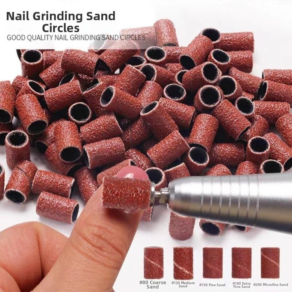 75/210Pcs Multi-functional Nail Sanding Bands Sanding Bands Nail Grinder Polish  Nail Salon