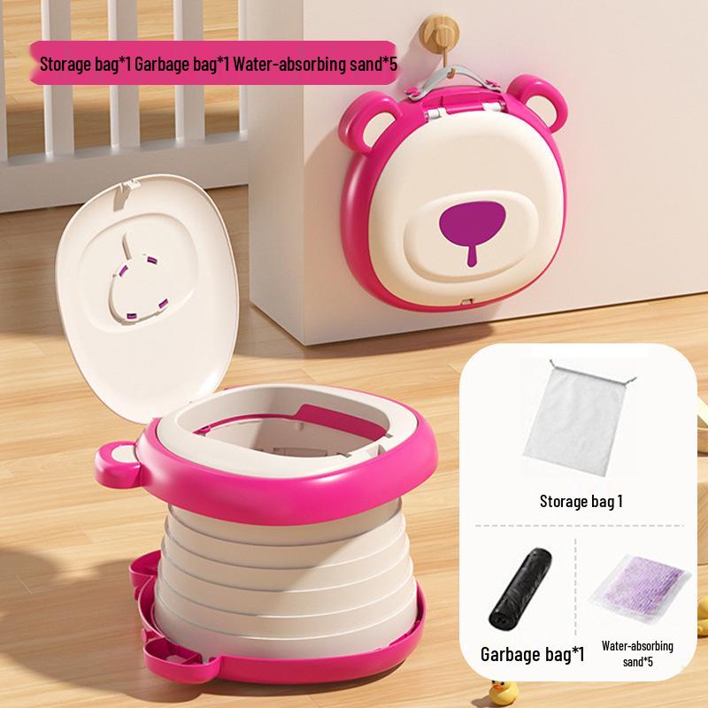 Портативный складной детский туалет и писсуар для девочек и мальчиков