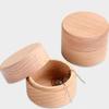 No brand product wooden ring box lid included compact design lightweight portable storing wedding rings case jewelry organizer compatible decorations