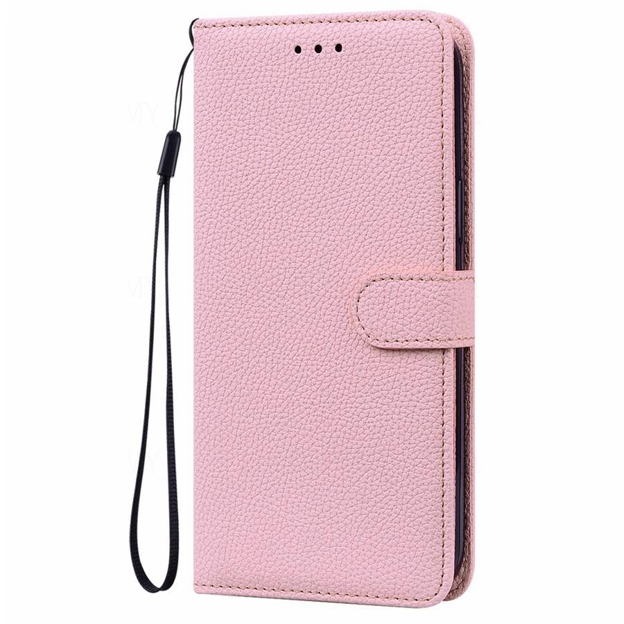 Litchi Texture Leather Flip Case For Motorola Edge 50 Pro 60 70 Fusion Moto G67 G77 G17 G57 Power G06 G35 G56 G54 G84 5G G34 G86 Wallet Phone Cover