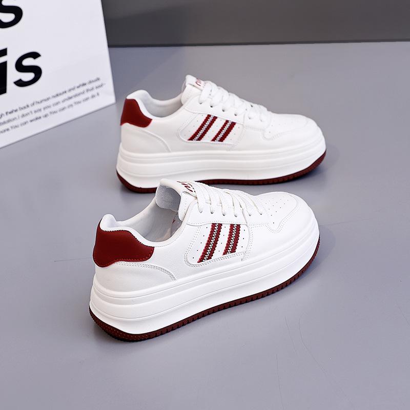 

Маленькие белые туфли женские студенческие корейская версия платформа повседневные женские туфли 2025 весна и осень новые универсальные трендовые кеды женские NK-872 40