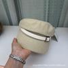 Retro woolen flat hat female early autumn face small octagonal beret newsboy painter hat equestrian hat
