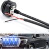 Front Bumper Extra Ice Blue LED Grill Light for 2013-2022 Chevy Silverad0 GMC Sierra 1500 2500HD 3500HD Yukon/Yukon XL Tahoe Suburban Round LED