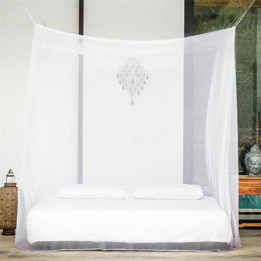 Large White Mosquito Net Indoor Outdoor 200x200x180cm for Camping Tent