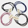 Fashionable Pearl Hair Tie: Elegant Three-in-One Knotting Rubber Band