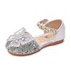 Butterfly Rhinestone Princess Shoes - 2025 Summer Soft-Sole Sandals for Girls