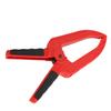 Spring Clamp with Long Flat Nose Plastic Fixing Clamp Woodworking Fixture Accessory3in Opening 75mm Deep 110mm