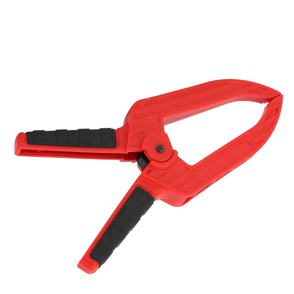 Spring Clamp with Long Flat Nose Plastic Fixing Clamp Woodworking Fixture Accessory3in Opening 75mm Deep 110mm