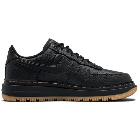 Nike Zapatillas para hombre Air Force 1 Luxe Negro Goma DB4109-001