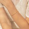 Popular Simple Twist Chain Bracelet, Copper-plated 14K Gold Hip-hop Niche Design Jewelry Wholesale