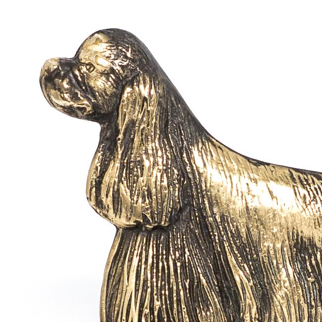 Cocker Spaniel Amerykański - Wieszak Na Klucze Z Psem, Mosiężny Uchwyt Na Psie Akcesoria, Elegancka Ozdoba Do Korytarza Marki Art-Dog