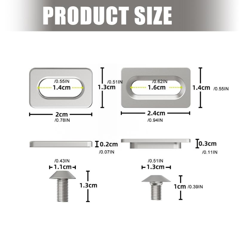 Road Bike Cleat Screw Stainless Steel Locking Plate Screw Washers Bolt And Washers Pedal Accessories