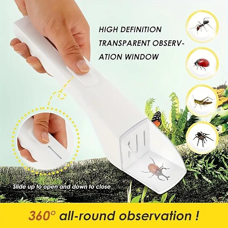 Handheld Bug Catcher, Buy 1 Get 1 Free, Safe Catch & Release Insect Tool, No‑Harm Bug Catcher for Kids Outdoor Exploration