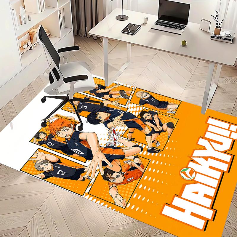Haikyu Printed Absorbent Washable Carpet, Non-Slip Bathroom Mats, Kitchen Rugs, Yoga Mat,Living Room Entrance, Camping Picnic Rugs