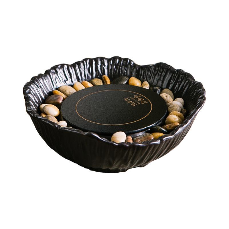 Intelligent Silent Electric Ceramic Tea Stove with Pebble Design