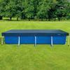 INTEX Rectangular Frame Pool Cover 28039 (for 450 X 220 Cm Pools) Rectangular, Debris Repellent, Water Stain Prevention, 4.5m Size