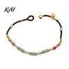 Bohemian Beaded Bracelet for Women, Handmade Bamboo Joint Boho Style Bangle Stackable Bracelet, Ethnic Summer Jewelry Casual Daily Wear