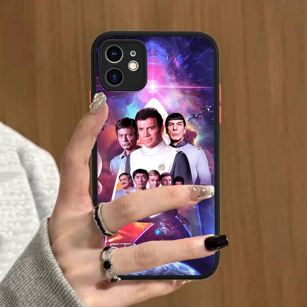 Classic Movie S-Star T-Trek For Silicone Matte Phone Case For IPhone 16 Pro Max 15 14 13 12 11 X XS MAX