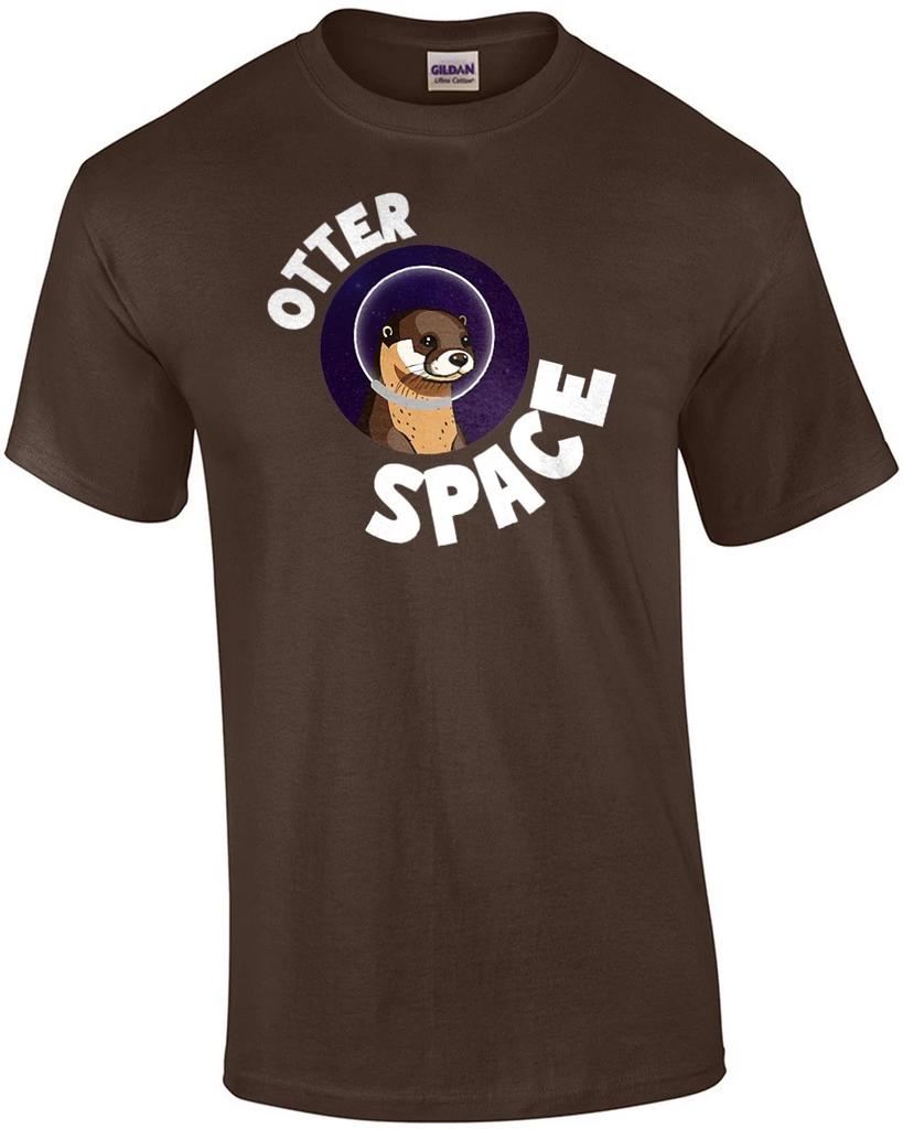 Otter Space - Lustiges Weltraum-Wortspiel-T-Shirt