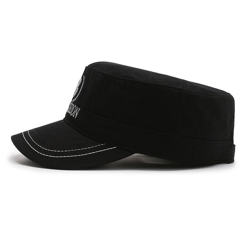 Autumn Hat Personality Spring and Autumn Flat Top Hat Alphabet Baseball Cap Outdoor Street Embroidery Cap