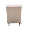 Relaxation Sofa, Full-body Supported Fixed Sofa, Soft Vibration Function and Side Pockets, Modern Living Room Furniture