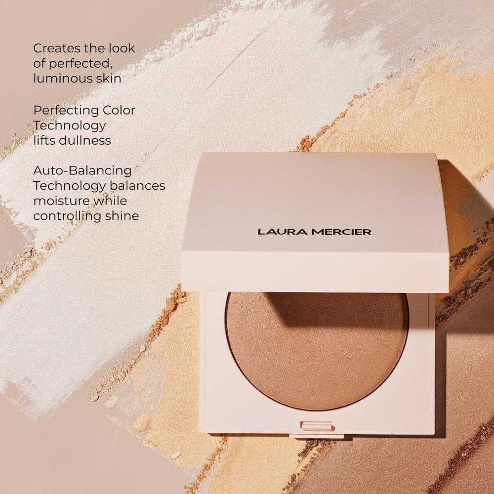 Laura Mercier Real Flawless Luminous Pressed Powder 0.24 Oz   7 G Translucent Medium