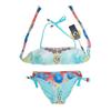 Blauer Bikini | Hanli Valley Bademode | Smart + Sexy Koreanischer Stil Trägerlos Dünne Cups