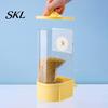 Dust-proof Bird Feeder Automatic Parrot Food Dispenser, No Mess Cage with Perch, Easy Clean Anti-Splash Pull-Out Drawer for Parakeets Budgies