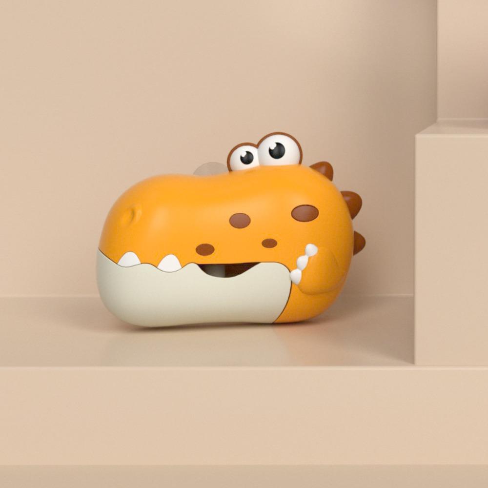 

Электрическая машина для мыльных пузырей в форме динозавра, машина для мыльных пузырей для ванны, устройство для создания пены для ванны, для мальчиков и девочек жёлтый