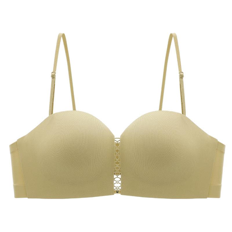 

Sexy gathering without traces, the new model is large, anti-sagging, non-slip, and beautiful back bra cover - 38/85ab (recommended 125～ 70kg ) лимонно-жовтий колір