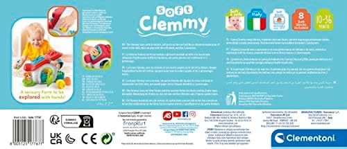 Clementoni Soft Clemmy Sensory Farm - Soft Building Blocks & Animal Figures for Babies & Toddlers 6+ Months - Sensory Learning Toy 17767