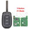 DR 4A PCF7961M 433MHz Car Remote Key For Renault Dacia Sandero Logan Lodgy Dokker Clio4 Master3 Duster Vauxhall Vivaro Trafic