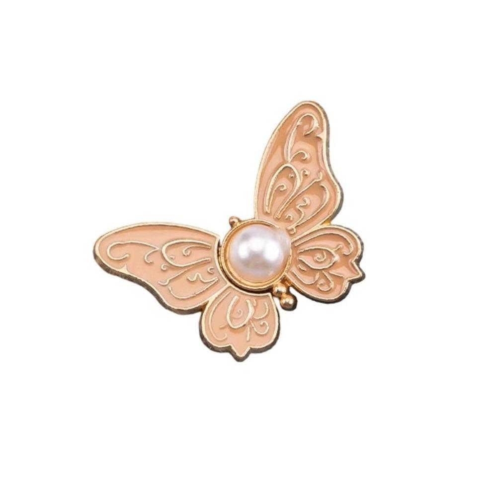 Temperament Butterfly Shape Jeans Buttons Adjustable Waist Tightening Tool Pants Pins Fixed Waist Fastening Pins Scarf Fastening