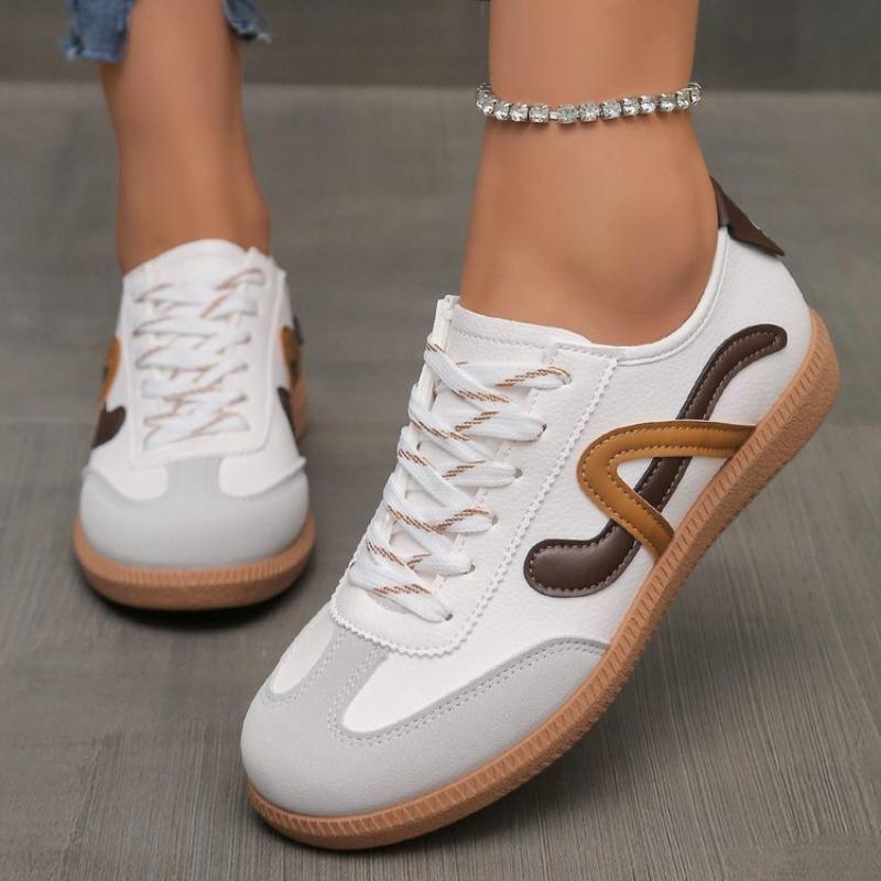 

Повседневные кроссовки большого размера на плоской подошве, нескользящие, для немецких тренировок, со шнуровкой и легкие спортивные туфли 42 кофейный