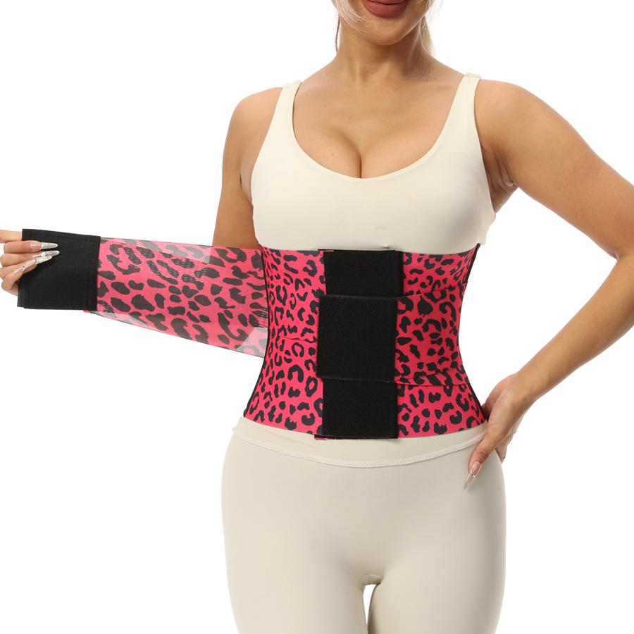 High Elastic Polyester Fitness Belly Belt Gym Waist Trimmer Postpartum Plastic Belt