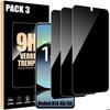 Screen Protector - E.F.Connection - for Xiaomi Redmi Note 14 - Tempered Glass - Anti-Spy - 3 Pieces