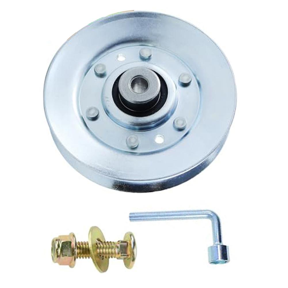 Lawn mower idler replacement kit fits models Y155H107RBA LZ11577 593787801 532173902 146763 metal construction for lasting use