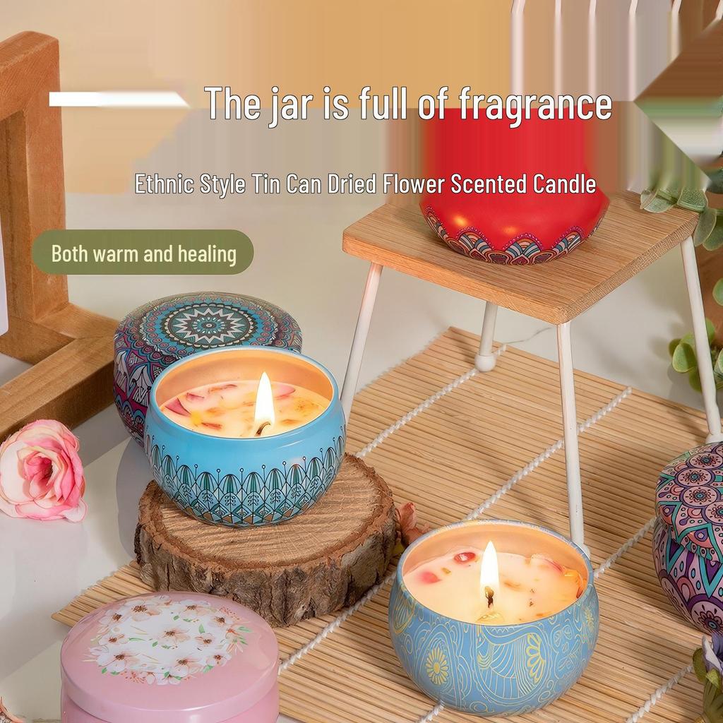 Chinese Aromatherapy Candle: Bedroom Fragrance & Festive Gift